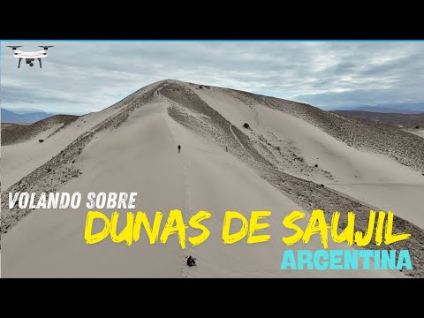 Dunas de Saujil Catamarca Argentina DRONE FOOTAGE
