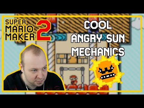 The Angry Sun can do some cool stuff!  [Super Mario Maker 2]