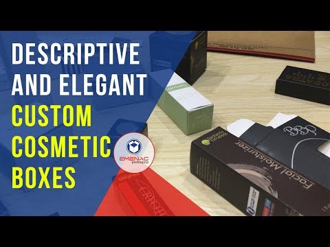Elegant Custom Cosmetic Packaging Boxes