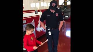 I want to be a firefighter when I grow up