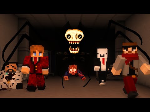 4 Idiots Escape The Growling Man Hospital!