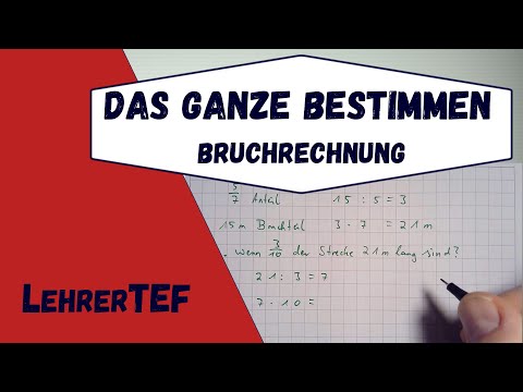 Determine the whole - fractions