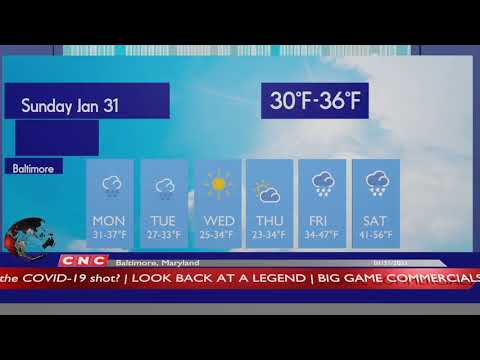 Weather Forecast Baltimore, Maryland  ▶ Baltimore weather Forecast and local news 01/31/2021