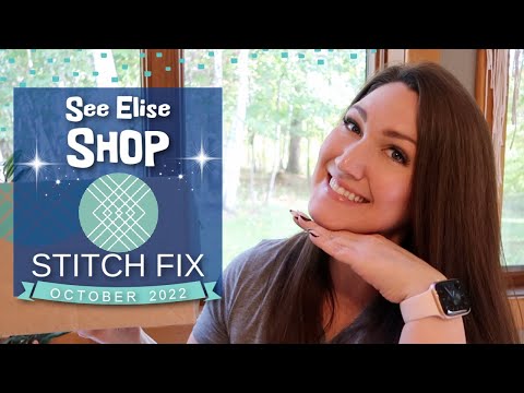 Stitch Fix Unbox & Try On & Drink | October 2022 | SeeEliseShop