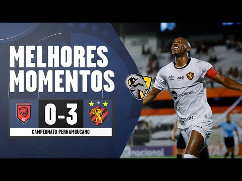 Gols e lances de Flamengo de Arcoverde x Sport