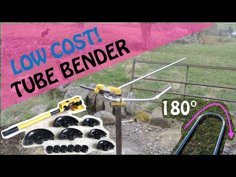 Customised cheap tube bender for 180 degree bends!!