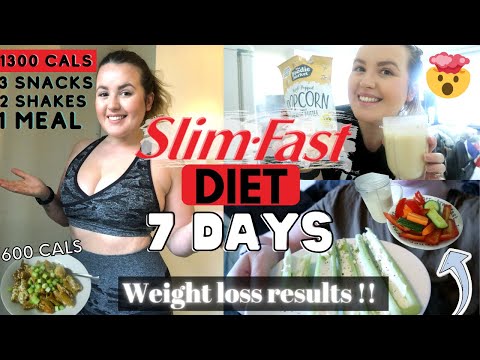 SLIM FAST DIET for 7 days | MY RESULTS *WOW* I’m shocked