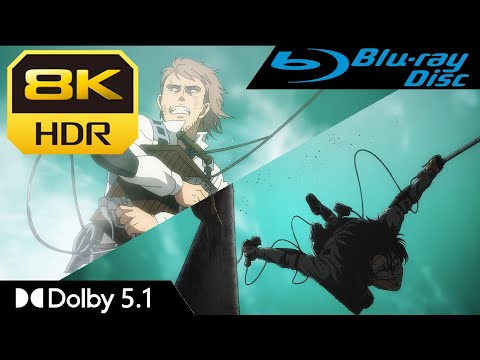 [8K HDR] Levi Kills Zeke, The Rumbling Stops & Armin Destroys Eren - AoT | Blu-Ray•Dolby 5.1