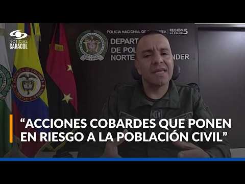 Coronel Jorge Bernal narra cómo se salvó de atentado en Norte de Santander