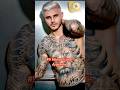 Top 10 Most Tattooed Footballers in the World in 2023🔥🔥#shorts #youtubeshorts