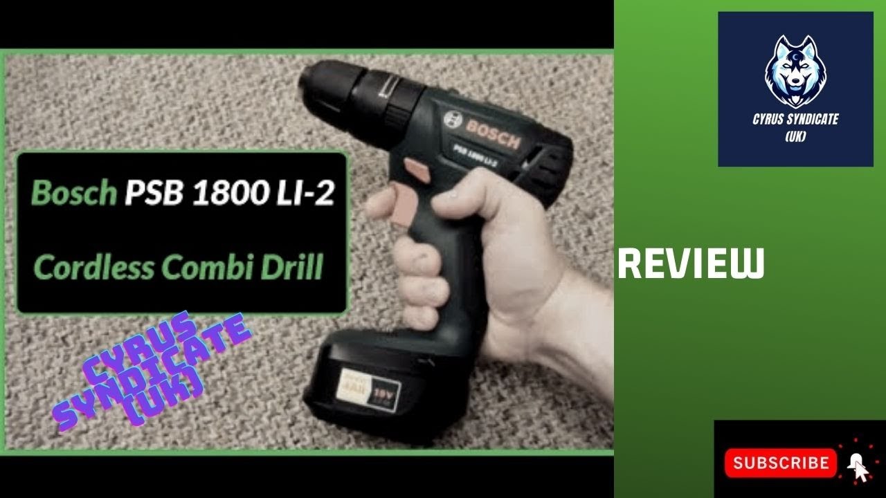 Bosch PSB1800 li 2 cordless combi drill review