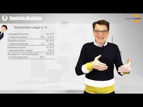 Trade calculation simply explained, Part 1