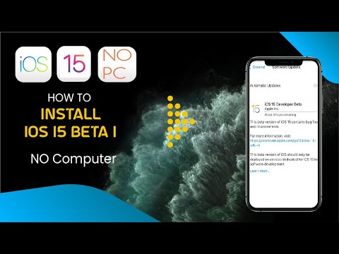iOS 15 Beta Released! How To Install iOS 15 Beta 1 [NO PC/NO Computer] 2021