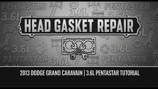 DIY Head Gasket Fix | 2013 Dodge Grand Caravan | 3.6L Pentastar | Cracked Exhaust Valve Lapping