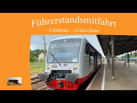 Führerstandsmitfahrt von Gößnitz nach Glauchau