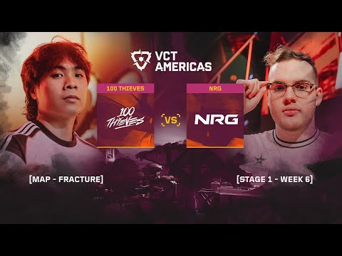 100 vs. NRG  - VCT Americas Stage 1 - Playoffs Day 2 - Map 1