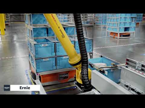 "Ernie" supports employees by delivering totes