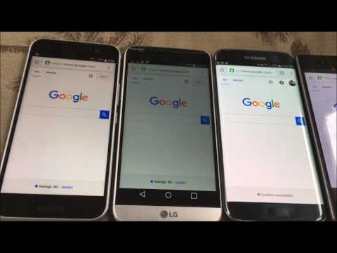 HTC 10 Display Screen Comparison vs Samsung Galaxy S7 edge vs LG G5 vs Xperia Z5