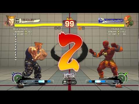 USFIV~ Guile (Blue Emblem) vs.  Dhalsim (OKANA H3LL) HD