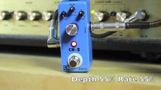 Video thumbnail for Eno Chorus CH-2 (Boss CH-2 Clone) Guitar Pedal Demo Video TC-51 by 2kool4skool.com
