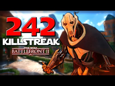 Star Wars Battlefront 2 - General Grievous 242 Killstreak/Gameplay (Tatooine)