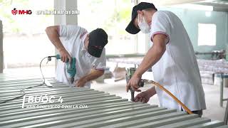 Quy trình sản xuất Cửa Cuốn của Công Ty Minh Hiền Group