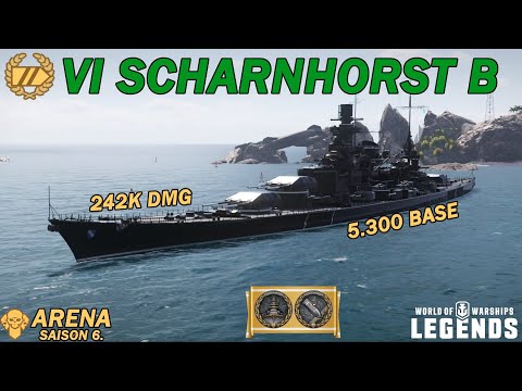 SCHARNHORST B - Weil es so viel Spaß macht! - Arena Saison 6. - World of Warships Legends