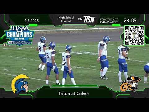 Triton at Culver - Varsity Football 9-5-2025