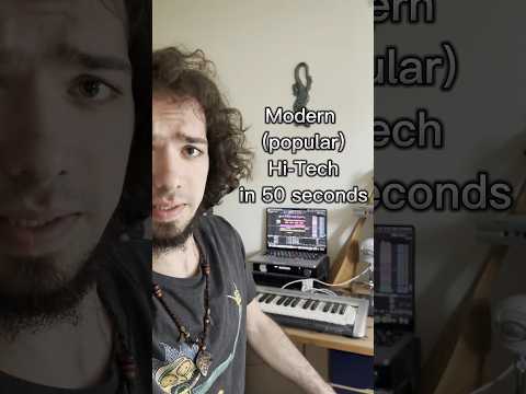 Modern (popular) Hi-Tech in 50 seconds #psytrance #hitech #ableton