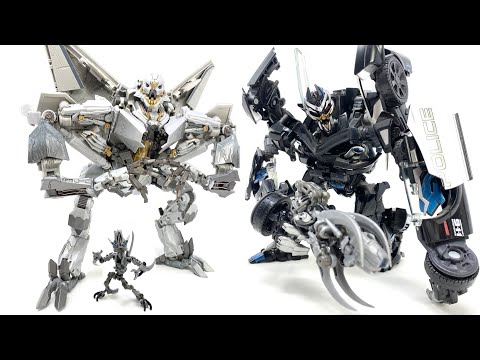 DNA Design DK-26 Upgrade Kit MPM Barricade & Starscream FRENZY/DOTM Scolex Spiker Gun Review