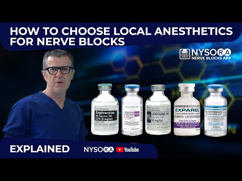 How to Choose Local Anesthetics for Nerve Blocks - Crash course with Dr. Hadzic