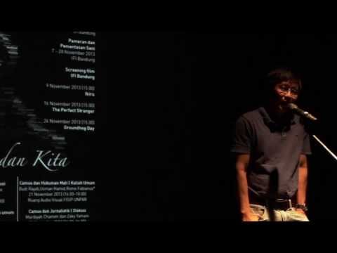 Sorgemagz.com - Orasi l Rocky Gerung l Krisis Kebebasan l Bagian 1 l 100 Tahun Albert Camus