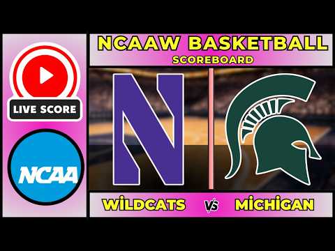 🔴 LIVE: Northwestern vs Michigan St | NCAAW Basketball Scoreboard | Feb 18, 2026 | Big Ten Clash