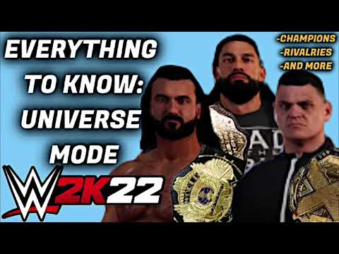 Everything To Know About My WWE 2K22 Universe Mode - Champions, Rivalries & More