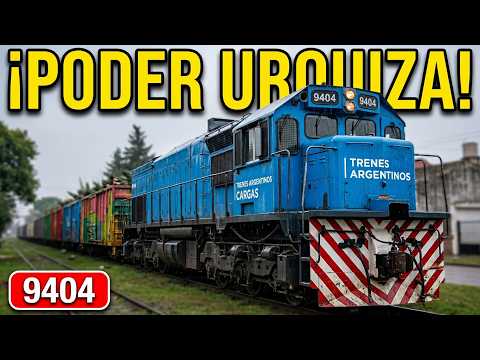Qué trenazo! La Locomotora GT26 9404 pasando por Chajarí Ferrocarril Urquiza Trenes AR 22-07-2027