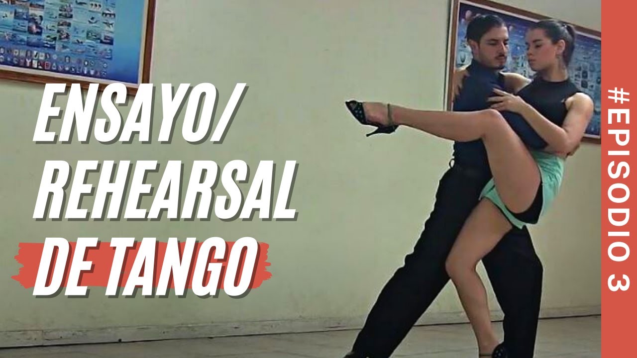 Desnudado ensayo de baile de tango por profesionales,  Aluminé Deluchi, Ariel Almirón 2017 Nº3de4