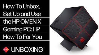 Video thumbnail for How To Unbox, Set Up and Use the HP OMEN X Gaming PC: HP How To For You | HP OMEN | HP Support by HP Support