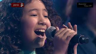 &#39;Stayin’ Alive&#39;. Renata/Artem/Anna. The Voice Kids Russia 2019.