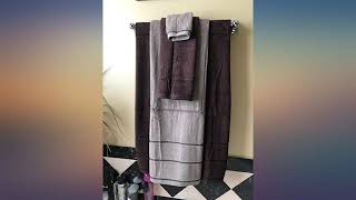 Luxury Cotton Towel Set- Quick Dry, Zero Twist and Soft 6 Piece Set With 2 Bath review