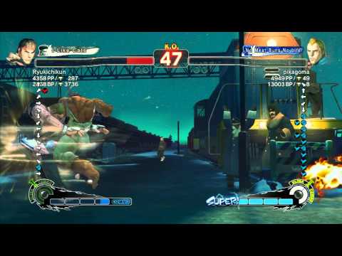SSF4 AE: Ryukichikun (Ryu) vs pikagoma (Abel) - Ranked Match (720p HD)