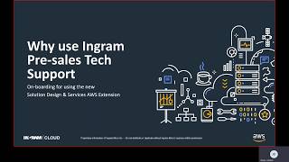 Ingram Micro's AWS Pre-Sales Tech Support Services