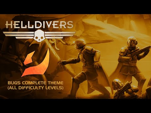 Helldivers OST - BUGS COMPLETE THEME (All Difficulty Levels)