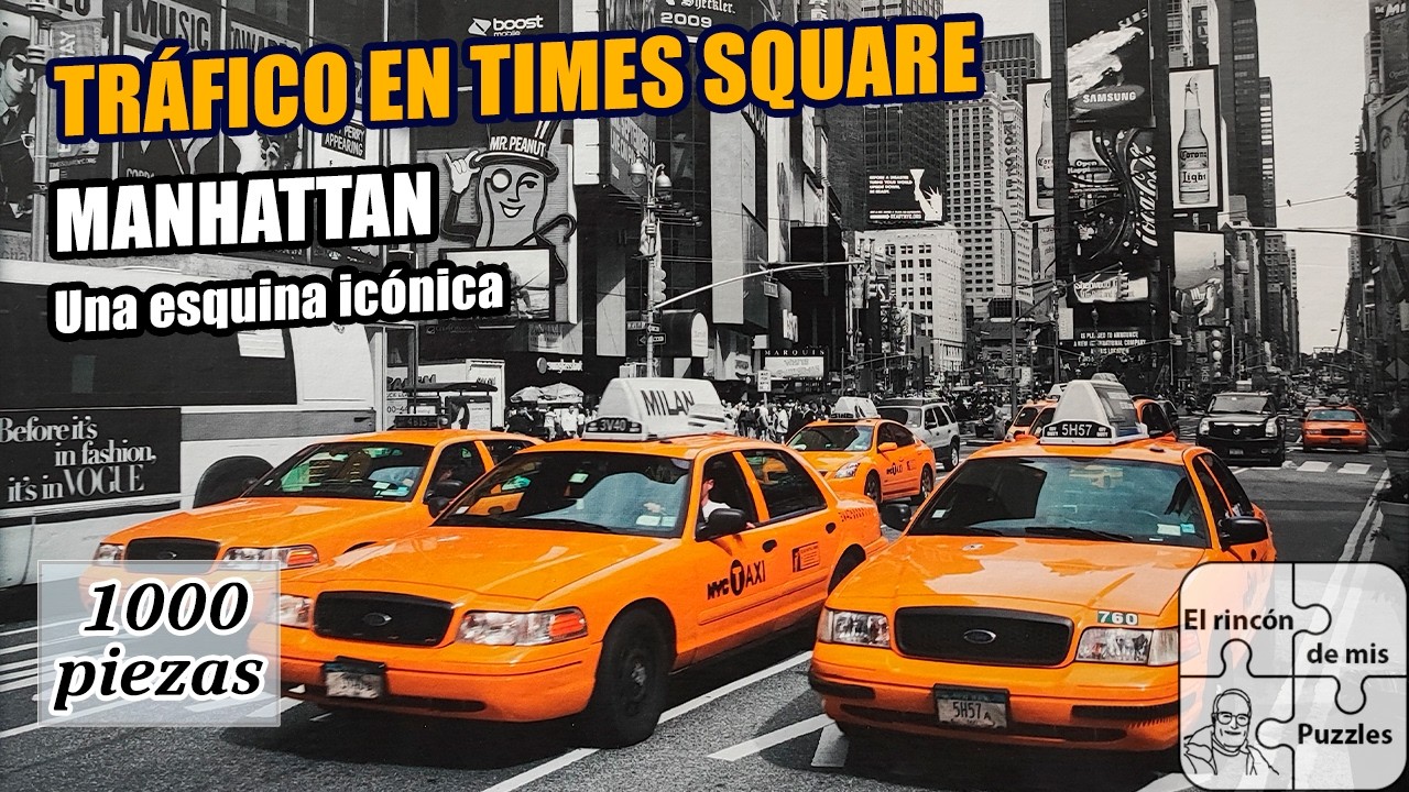 Tráfico en Times Square (1000 piezas)