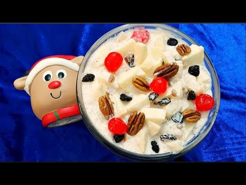 ENSALADA DE MANZANA NAVIDEÑA/RECETA FACIL/COCINA TRADICIONAL MEXICANA