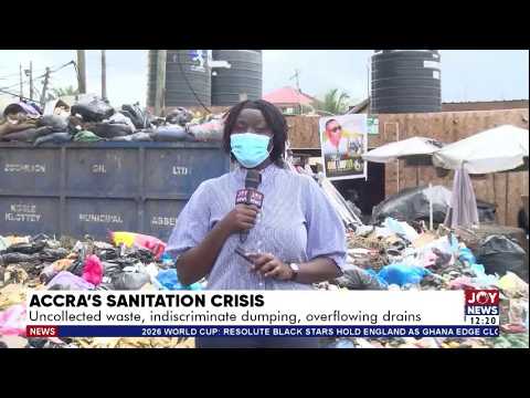 Accra's Sanitation Crisis: Overflowing waste at Kaneshie Market raises health concerns