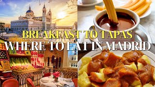 Best Places to Eat in Madrid: Breakfast, Brunch, Lunch & Dinner Guide! 🍽️🇪🇸