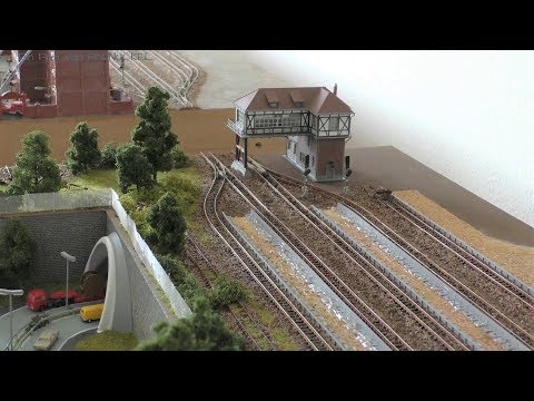 Modellbahn Spur N / 1:160 - Teil 35 - Signale Testen und Landschaftsgestaltung vom Autotunnel