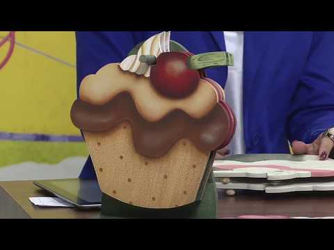 DIY DESCANSO DE PANELA CUPCAKE - PARTE 2 | CLEO SQUARIZI EM MULHER.COM