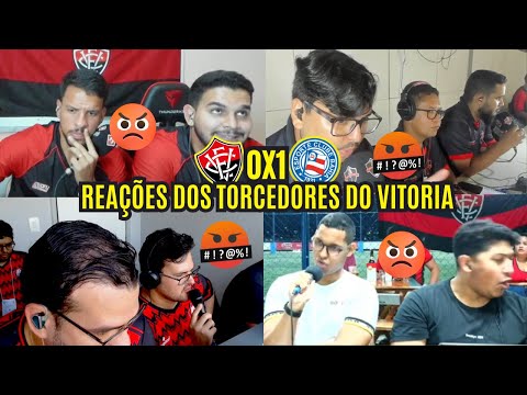 REAÇÕES DOS TORCEDORES DO VITÓRIA REVOLTADOS COM DERROTA DE 1 A O PRO BAHIA EM CASA - BAIANO 2026