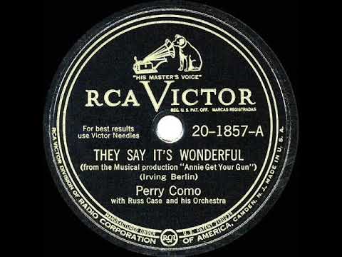 1946 HITS ARCHIVE: They Say It’s Wonderful - Perry Como